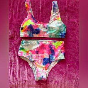 NWOT Small Tie Dye Bikini